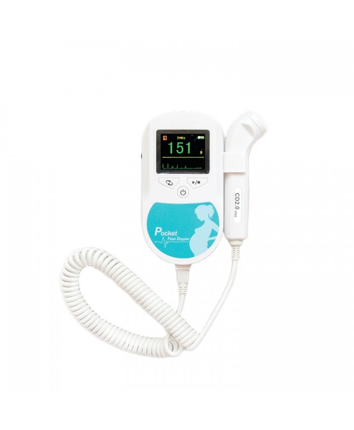 Wholesale Price Fetal Doppler Ultrasound Baby Heart Detector Fetal Heart Monitor Prenatal Fetal Heart Rate Monitoring