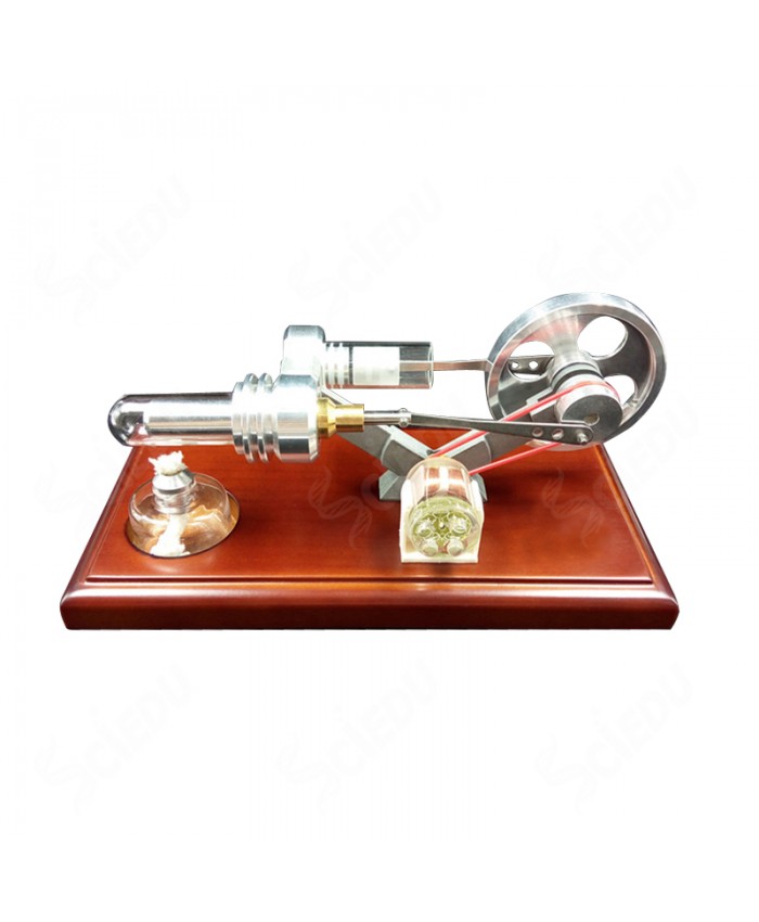 Power Type Physics Stirling Engine Model With Generator And Led Light