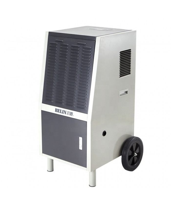 Belin 158 Pint Flood Restoration Building Dryer With Big Wheel And Hand Push Cheap Price Dehumidifier