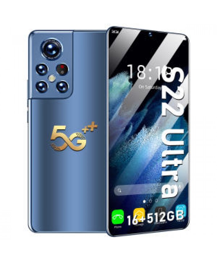 Global Version S22 Ultra smart phone 6.9inch HD Full Screen 16+512GB Dual SIM 5G Smartphone 6800mAh Android Mobile Phone